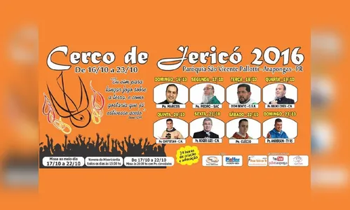 Paróquia São Vicente Palotti realiza mais um Cerco de Jericó