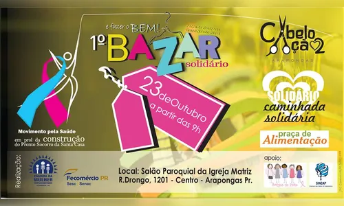 Bazar arrecada verba para construção de pronto socorro em Arapongas