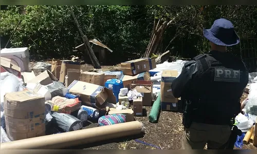 Grupo tenta saquear carga de tecidos e eletrodomésticos em Ortigueira 