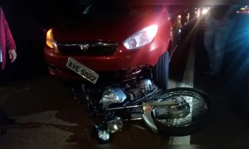 
							Acidente entre carros e moto deixa duas mulheres feridas na BR-369
						
						