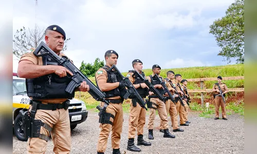 PM de Arapongas reforça armamento com fuzis e submetralhadora