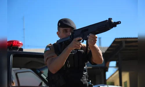 PM de Arapongas realiza cerimônia oficial de entrega de armamento 