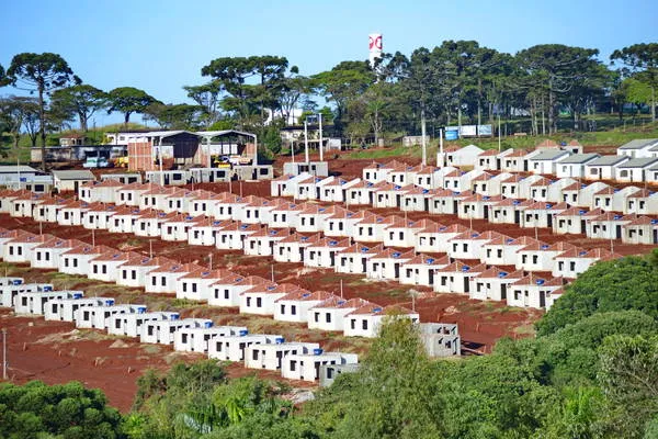 Construção de 520 unidades do Residencial Fariz Gebrim. Foto: Sérgio Rodrigo-06/2016