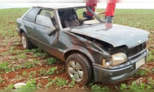 Motorista fica gravemente ferido após capotamento na PR-444