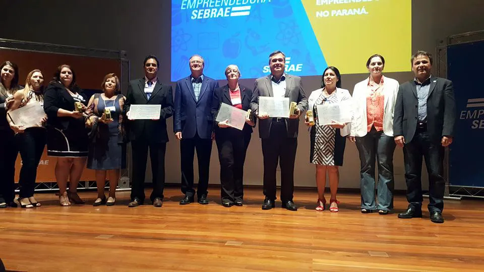 Premiação ocorreu na quinta-feira (17), em Curitiba. Foto: Assessoria
