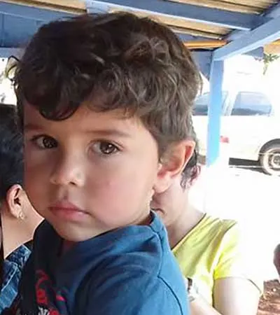 O menino é filho do casal Celina Brito Crozeta e Rodrigo Crozeta. Foto: Arquivo pessoal