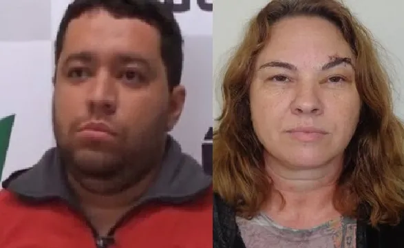 Bruno José da Costa e Célia Forte mantinham um caso extraconjugal. Foto: Reprodução