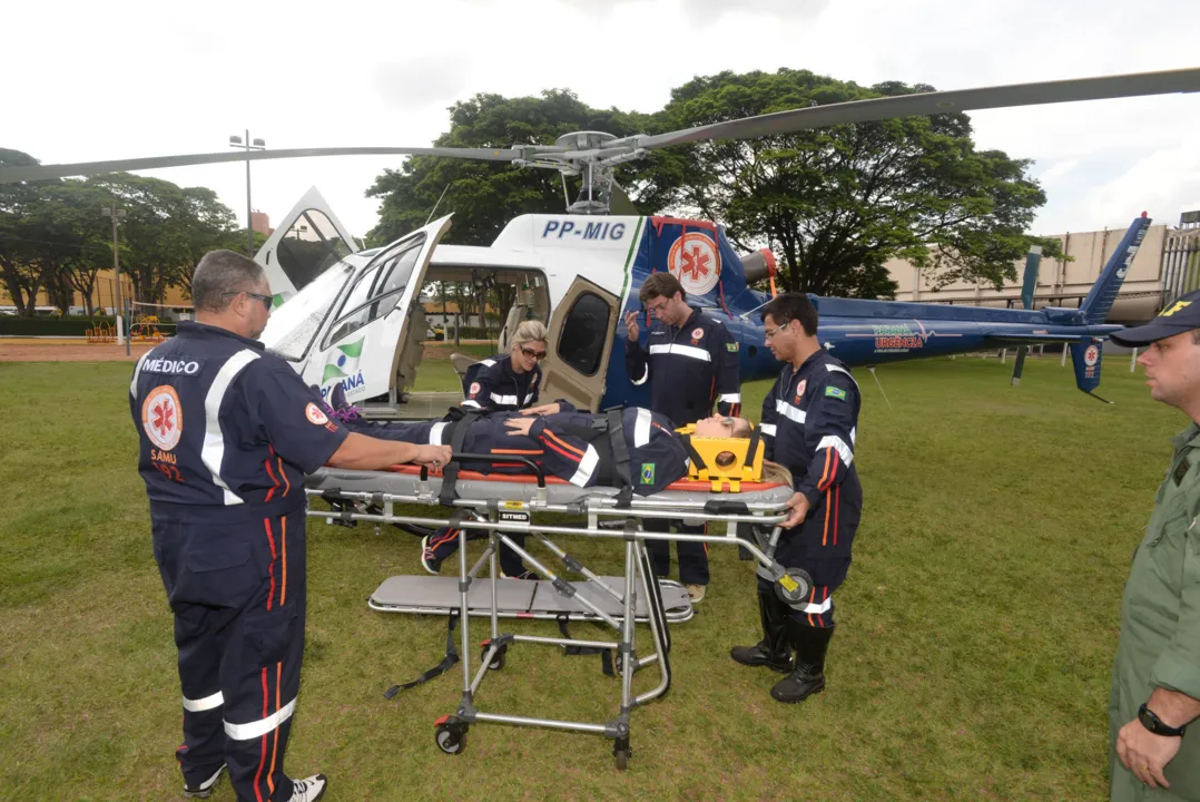 Mais um helicóptero do Governo do Estado para uso exclusivo da área da saúde passa a funcionar a partir de amanhã (26). Foto: Assessoria