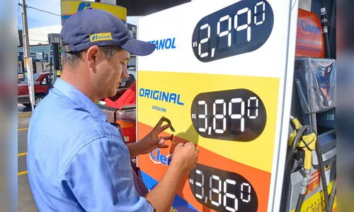Preço da gasolina sobe até R$ 0,20 nos postos de combustíveis