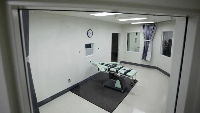 Câmara de execução nos EUA: esse é o final  do "corredor da morte"| Imagem: Eric Risberg/www.news.com.au 
