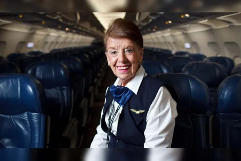  Bette Nash é a comissária de bordo mais idosa em atividade - Foto - Dina Rudick/Getty Images 