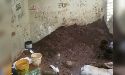 
							Besouro preso em fiação dispara alarme de cadeia e polícia impede fuga de presos
						
						