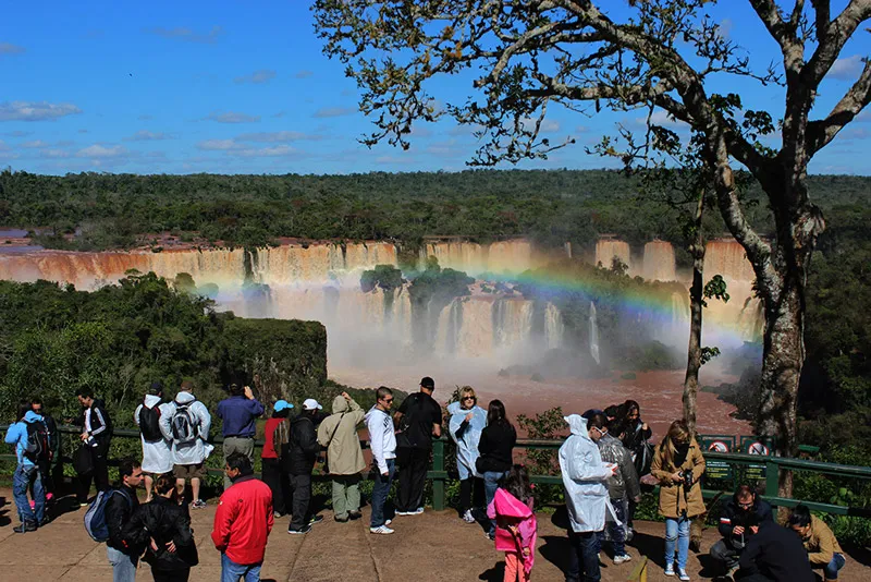 ​A marca de 1,5 milhão de visitantes nas Cataratas foi superada no feriado de Natal - Foto: Cataratas do Iguaçu S.A