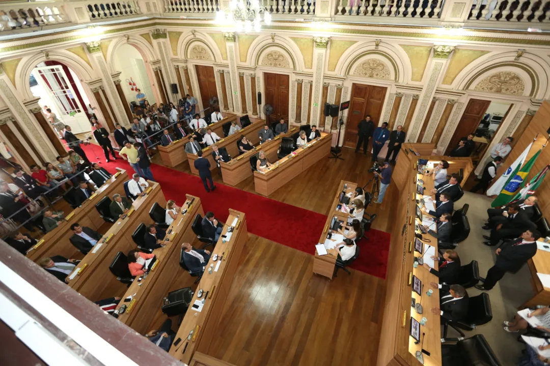​Nesta terça-feira (3), às 14 horas, já tinham sido protocolados 19 projetos de lei na Câmara de Vereadores de Curitiba - Foto: Divulgação/Câmara