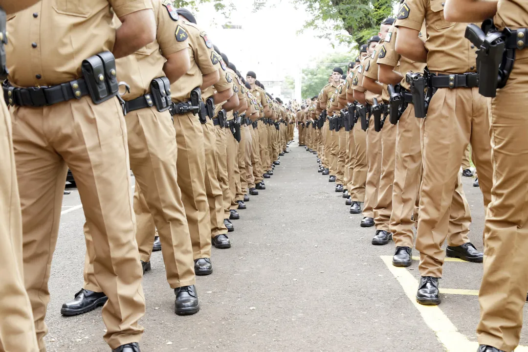 2.736 novos soldados foram incorporados à Polícia Militar do Paraná. Foto: Divulgação