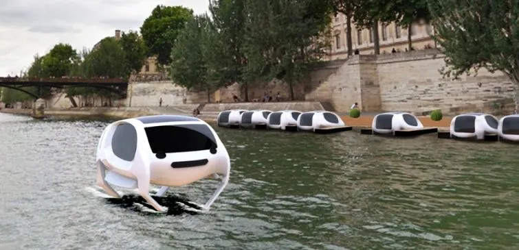 Táxi flutuante será testado no início de março em Paris - Foto: Foto: tomsguide.fr