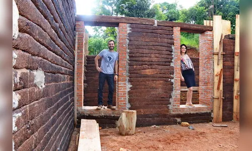 Casa feita de terra é opção barata e ecológica 