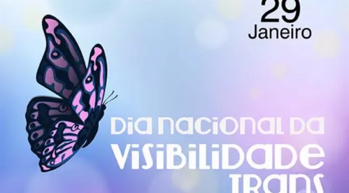 Campanha contra a transfobia, com o lema “Travesti e Respeito” - Foto: Prefeitura de Contagem
