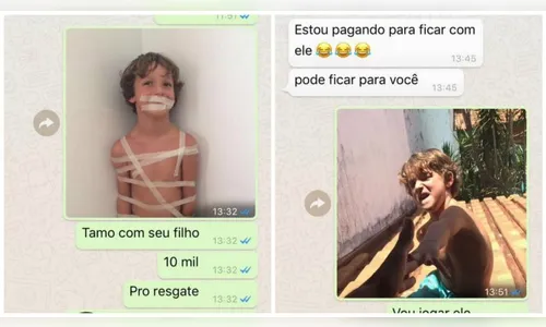 Irmãos pregam pegadinha na mãe via WhatsApp com simulação de sequestro