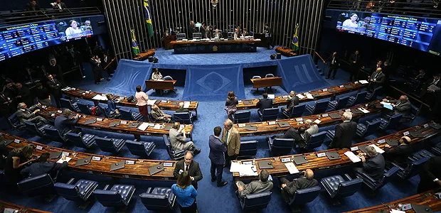  Após confusão, Senado aprova reforma trabalhista de Temer. Foto: Divulgação-arquivo