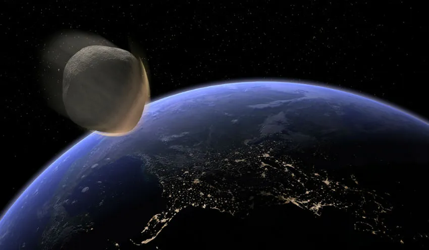 Entre 1994 e 2013, 556 asteroides de pequenas proporções, com diâmetro entre um e 50 metros, penetraram a superfície terrestre - Imagem: Reprodução/NASA