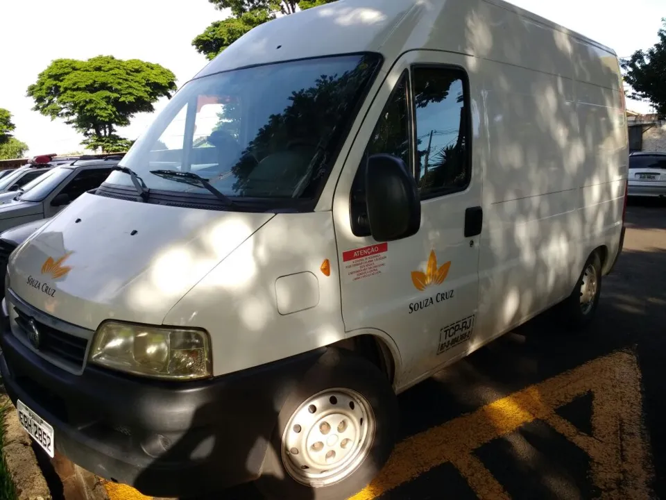 Van é monitorada via satélite e foi bloqueada pela empresa responsável. Foto: Colaboração/WhatsApp