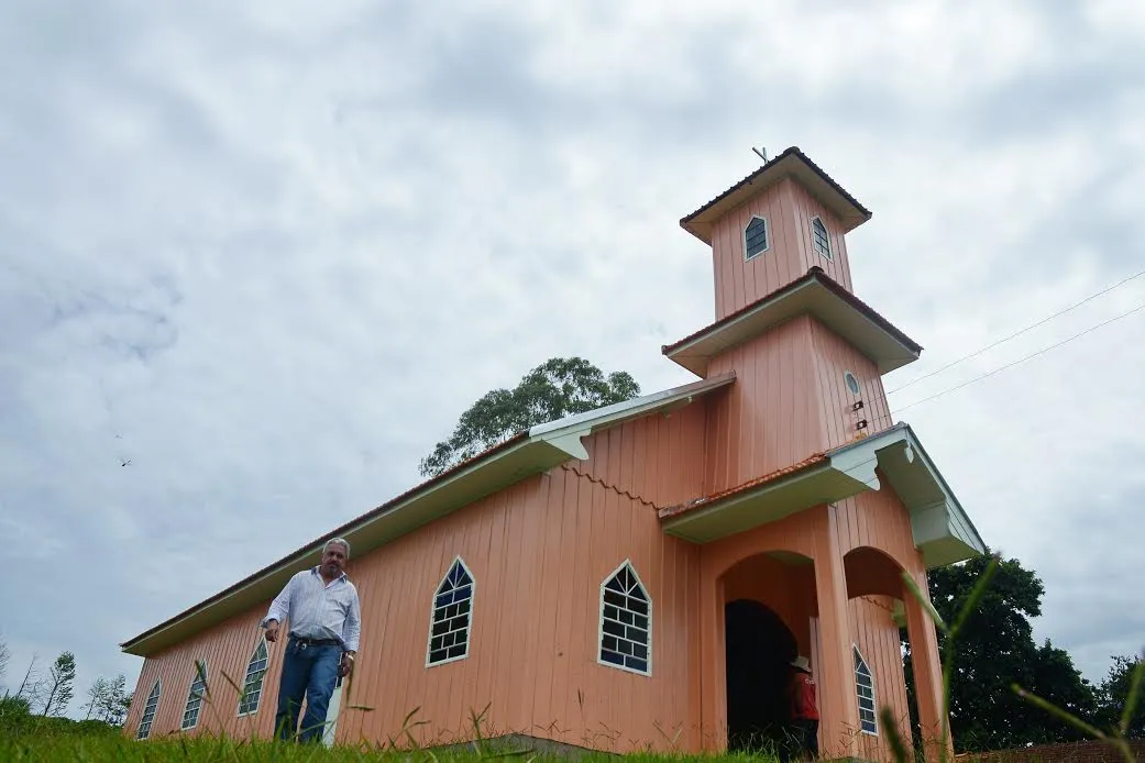 Igreja São João Batista passou a ser alvo de vândalos nos últimos meses. Foto: Sérgio Rodrigo