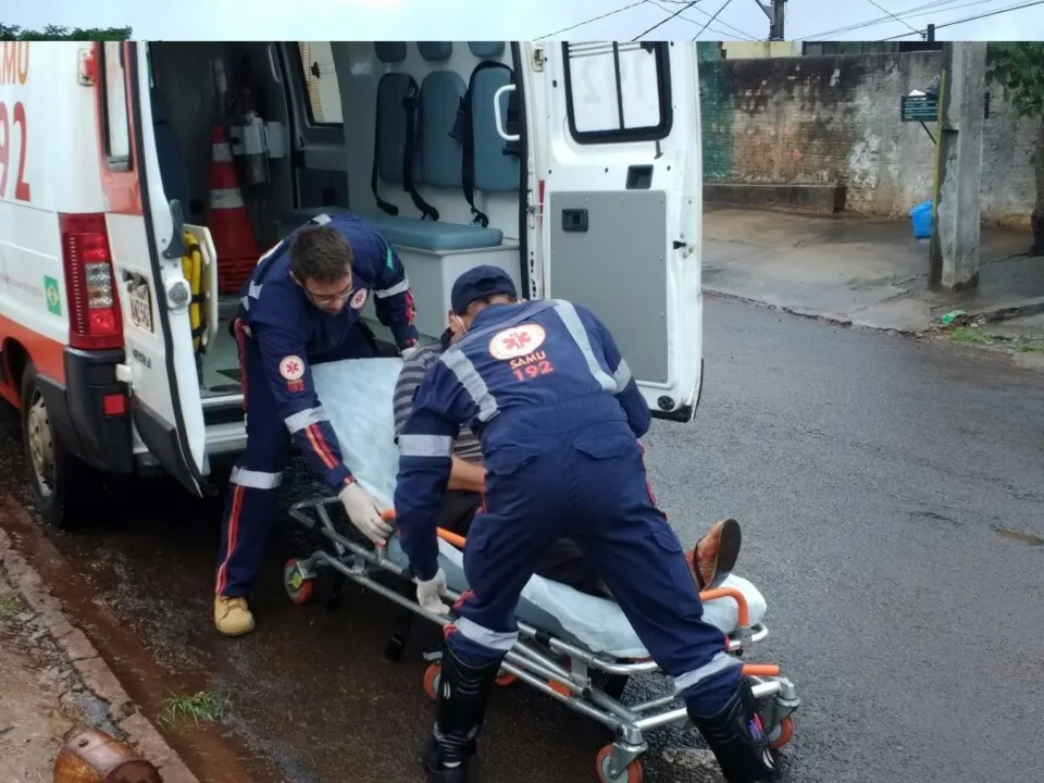 Homem ficou ferido após discutir com a esposa. Foto: TNOnline