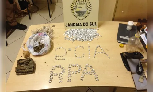 Homem é preso com quase mil pedras de crack em Jandaia do Sul