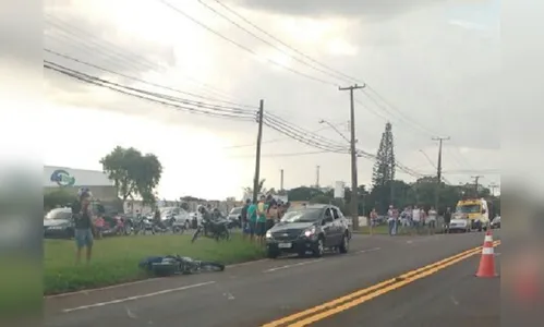 Motociclista morre em acidente em frente à Havan em Arapongas