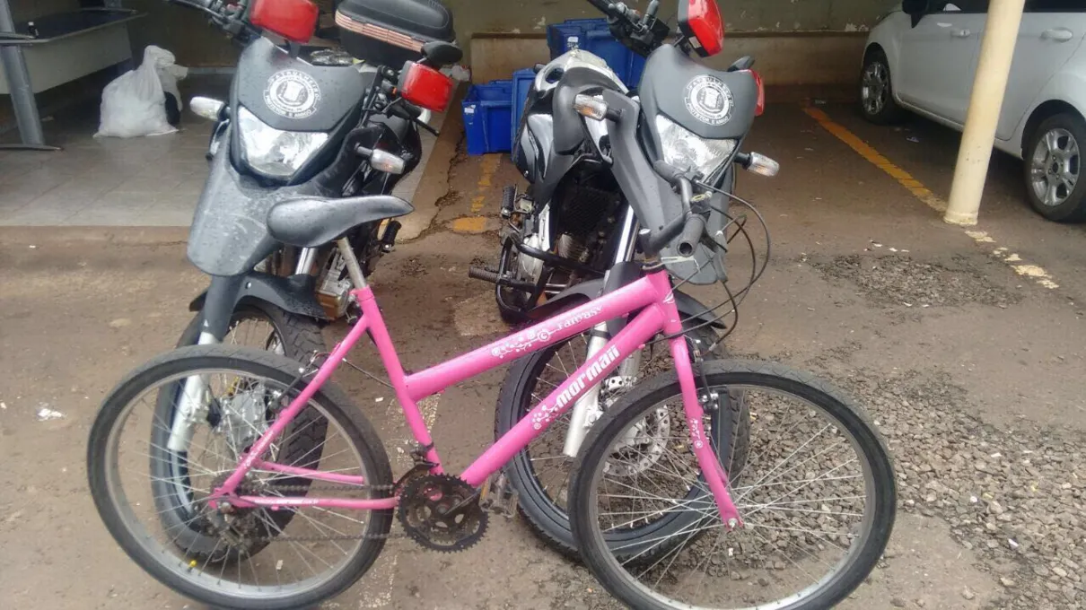 Guarda Municipal recuperou a bicicleta furtada. Foto: Divulgação GM