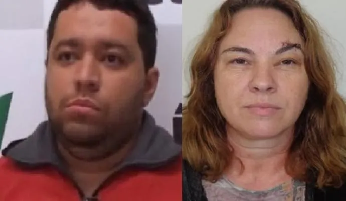 Bruno José da Costa e Célia Forte mantinham um caso extraconjugal. Foto: Reprodução
