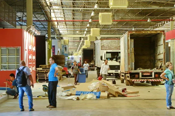 Preparativos para a Movelpar em Arapongas -expectativa de R$ 600 milhões em vendas - Foto TN