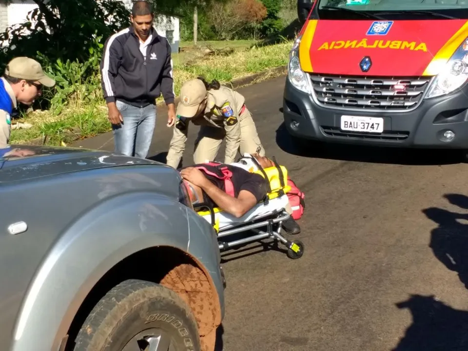 Cruzamento onde aconteceu o acidente não possui sinalização. (Foto - Reprodução/whatsapp)