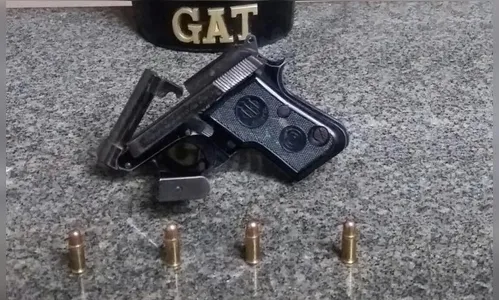 Homem é preso com pistola e munições em Arapongas