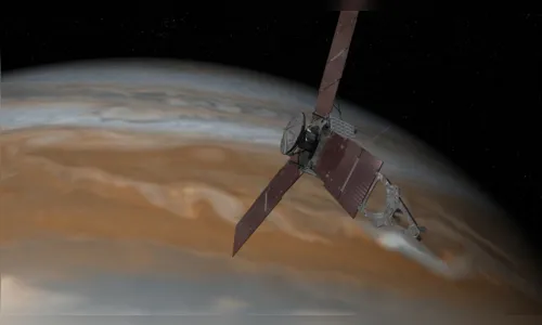 
							NASA divulga imagem de Júpiter que revela mancha misteriosa no planeta gigante
						
						