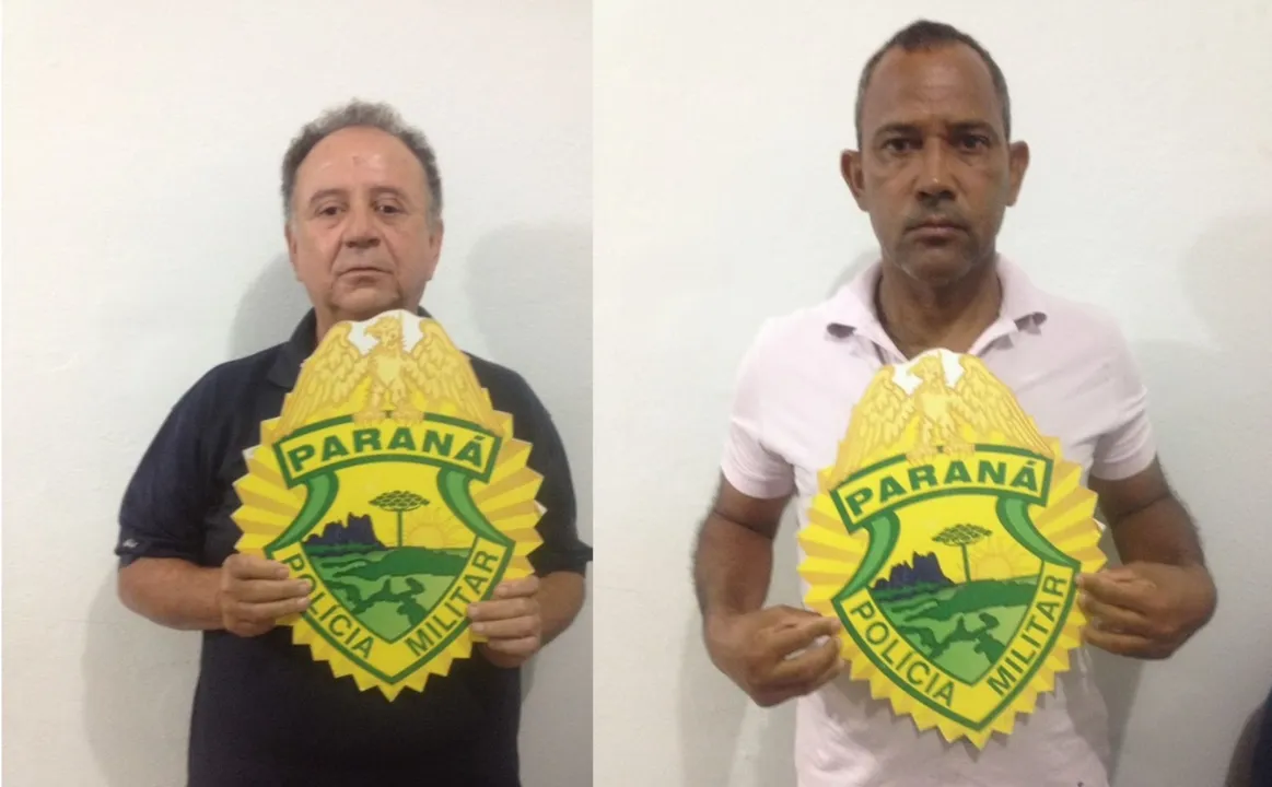 Dupla foi presa em Rosário do Ivaí após aplicar golpe em Faxinal. (FOTO - Reprodução/Blog do Berimbau)