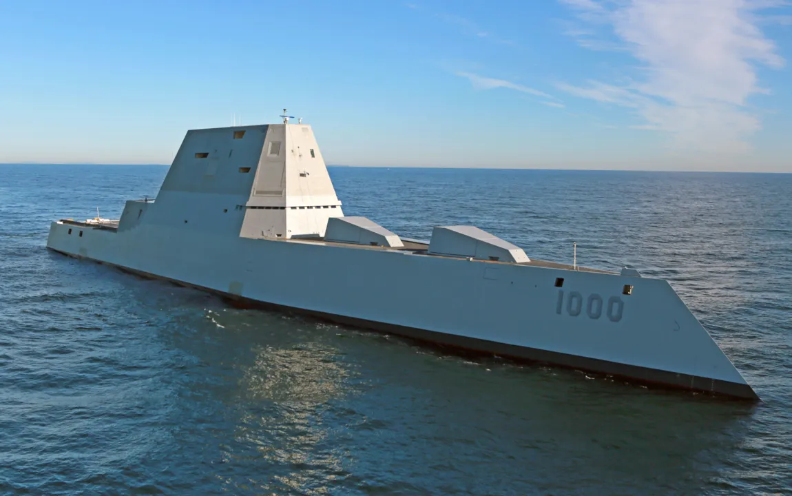 USS Zumwalt (DDG-1000). (Foto: Divulgação)