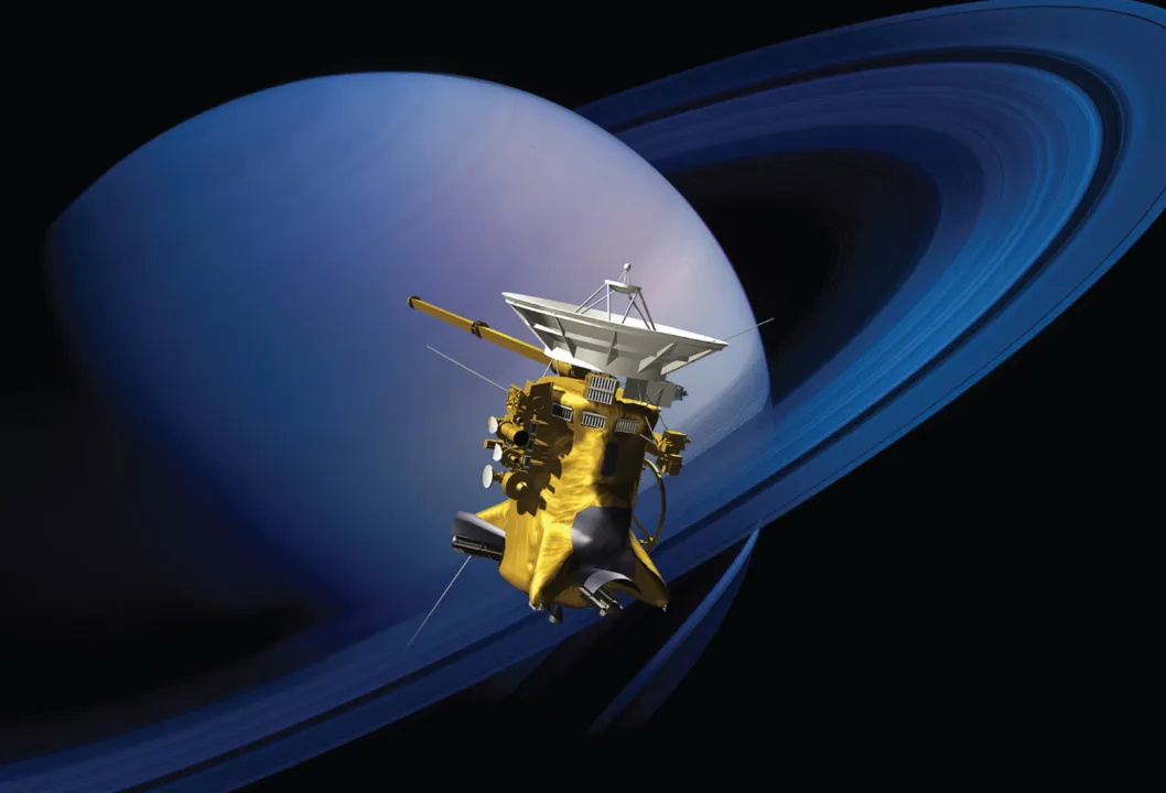 a Cassini coletou pela primeira vez sons que deixaram os cientistas intrigado - Foto: NASA