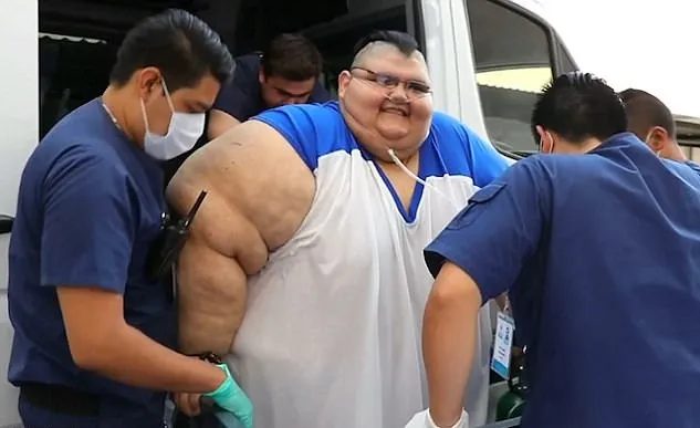 Juan Pedro Franco pesava mais de meia tonelada - Foto - Reuters