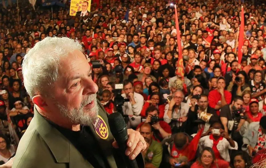 Ex-presidente Lula em comício. Foto: Ricardo Stuckert/Instituto Lula
