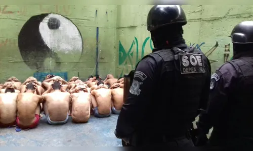 Setor de Operações Especiais vistoria cadeia pública de São João do Ivaí