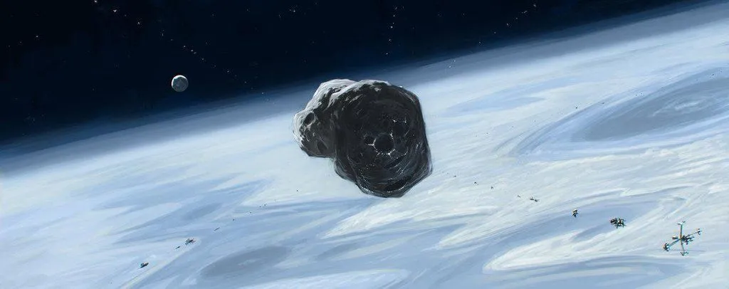 Asteroide 418094 (2007 WV4) passou perto da Terra neste dia 1º de junho de 2017 - Foto: Reprodução/Twitter