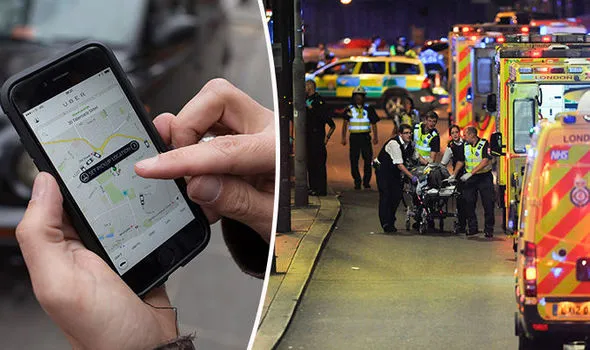  Uber aumentou preços durante o ataque terrorista na London Bridge - Foto: Getty