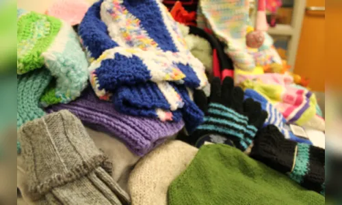 Guarda Municipal arrecada roupas e cobertores para doação