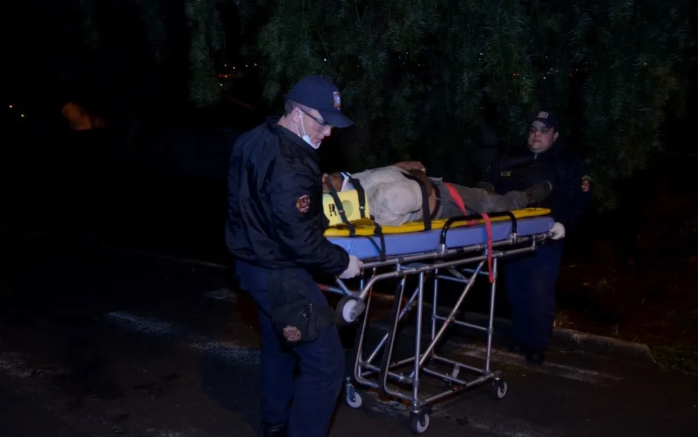 Homem estava com sinais visíveis de embriaguez. (FOTO - reprodução/ Portal Tossinha)