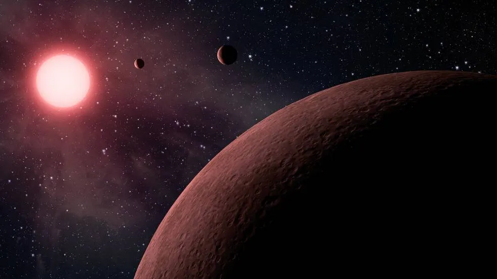 A equipe de telescópio espacial da Kepler da NASA identificou 219 novos planetaw, 10 dos quais são do tamanho da Terra e em zona habitável de sua estrela Foto: NASA / JPL-Caltech 
