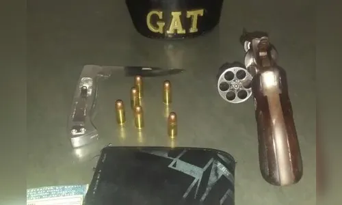 Jovem armado com revólver e munições é preso em Arapongas
