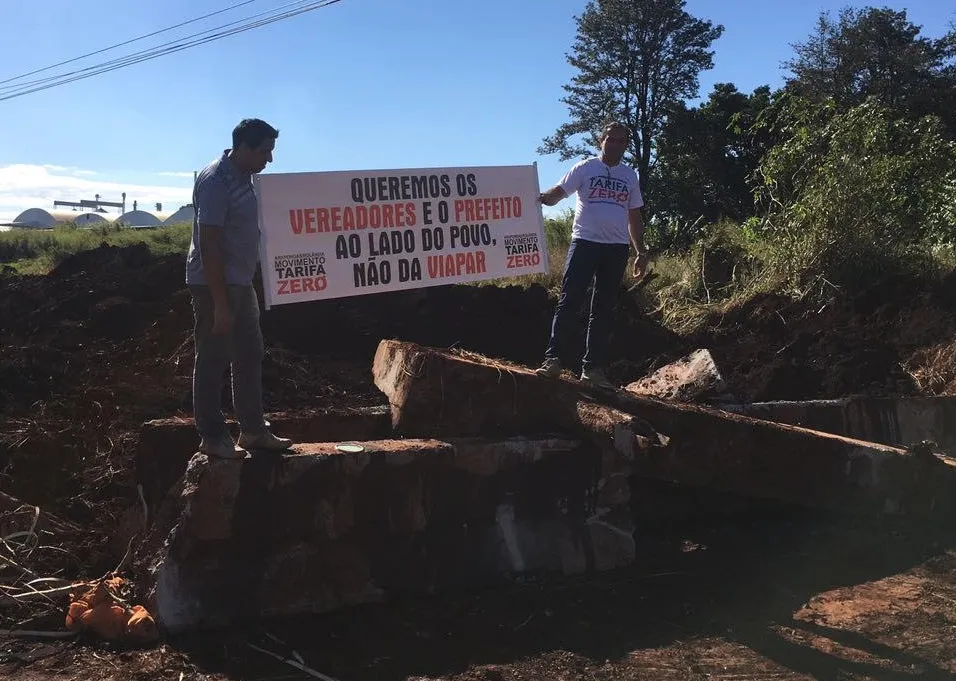 Movimento Tarifa Zero pede apoio das autoridades municipais. (Foto - Fernanda Neme)