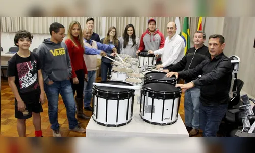 Fanfarra de Ivaiporã se apresenta no 4º Festival de Bandas na Cidade Gaúcha